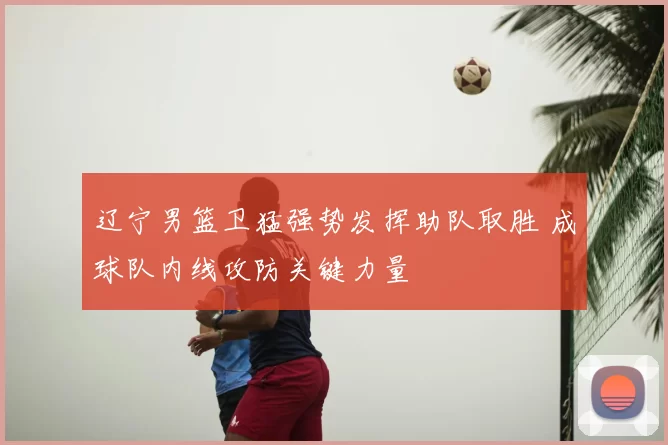 辽宁男篮卫猛强势发挥助队取胜 成球队内线攻防关键力量