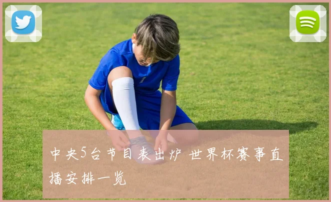 中央5台节目表出炉 世界杯赛事直播安排一览
